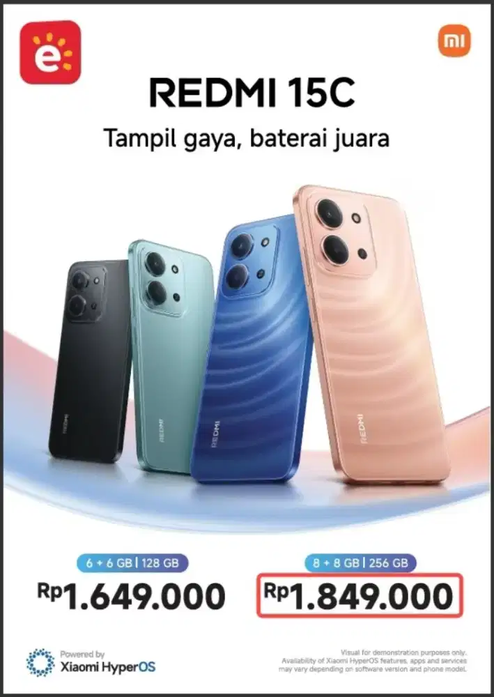 Xiaomi Redmi 15C new produk