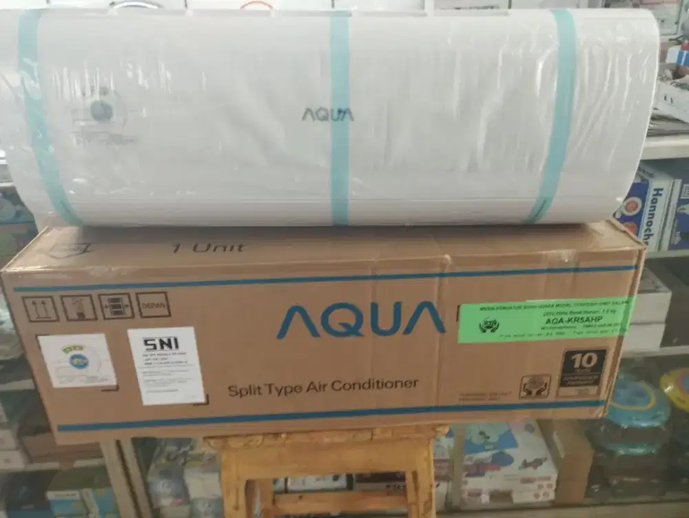 AC split Aqua Sanyo 1/2pk +pasang