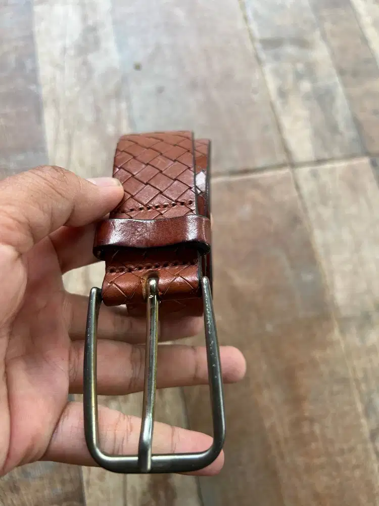 Ikat pinggang Zara, panjang 90cm, lebar 3,5cm