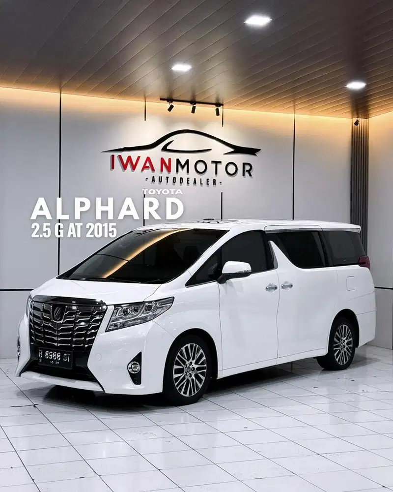 Pajak Baru! Toyota Alphard 2.5 G Transformer AT Tahun 2015 !
