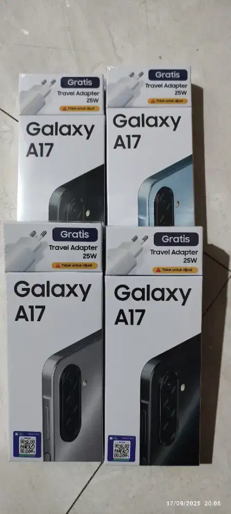 Samsung A17 Lte 8/128/256 Baru