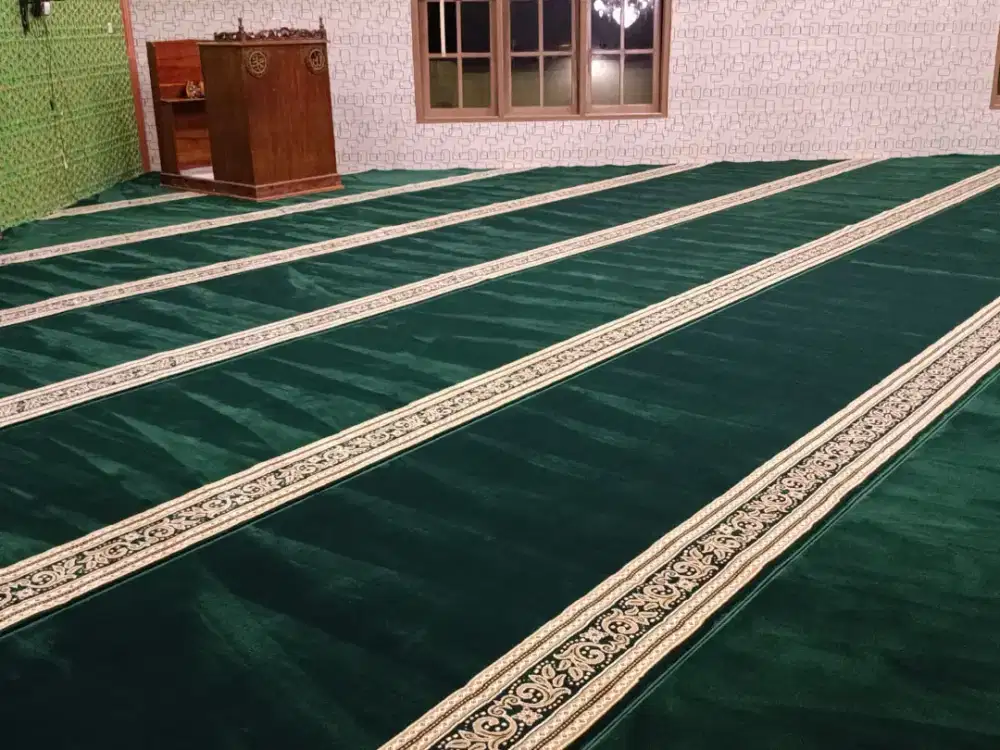 JUAL KARPET MASJID LOKAL BENANG IMPORT TEBAL