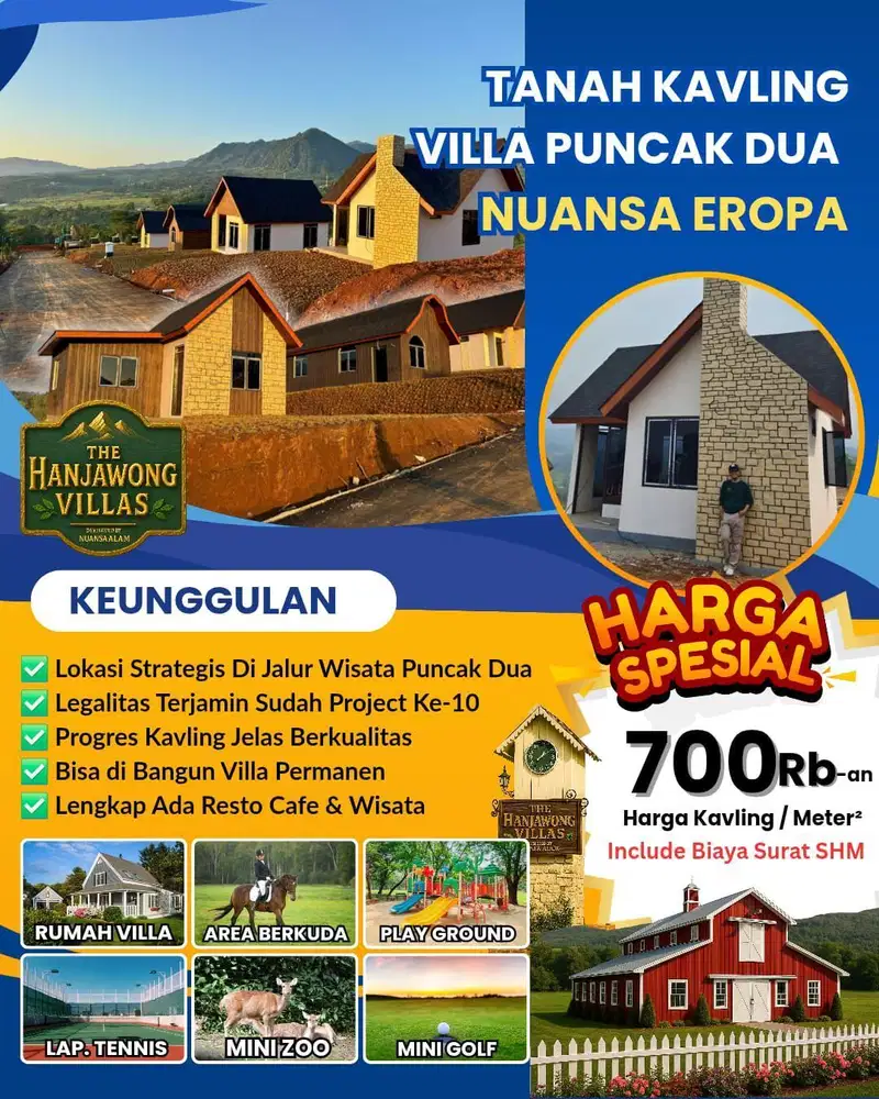Keindahan dan kesegaran udara di tanah kavlung the hanjawong villas