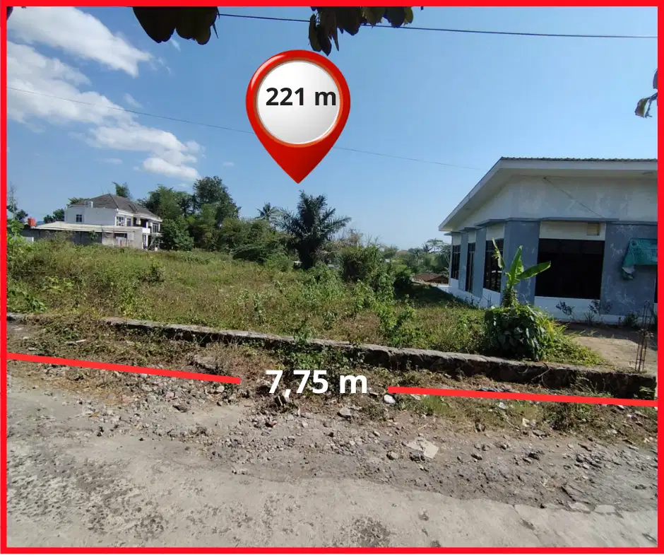 Tanah Dijual di Jogja, Mlati Area Pemda ; SHM Akses MOBIL