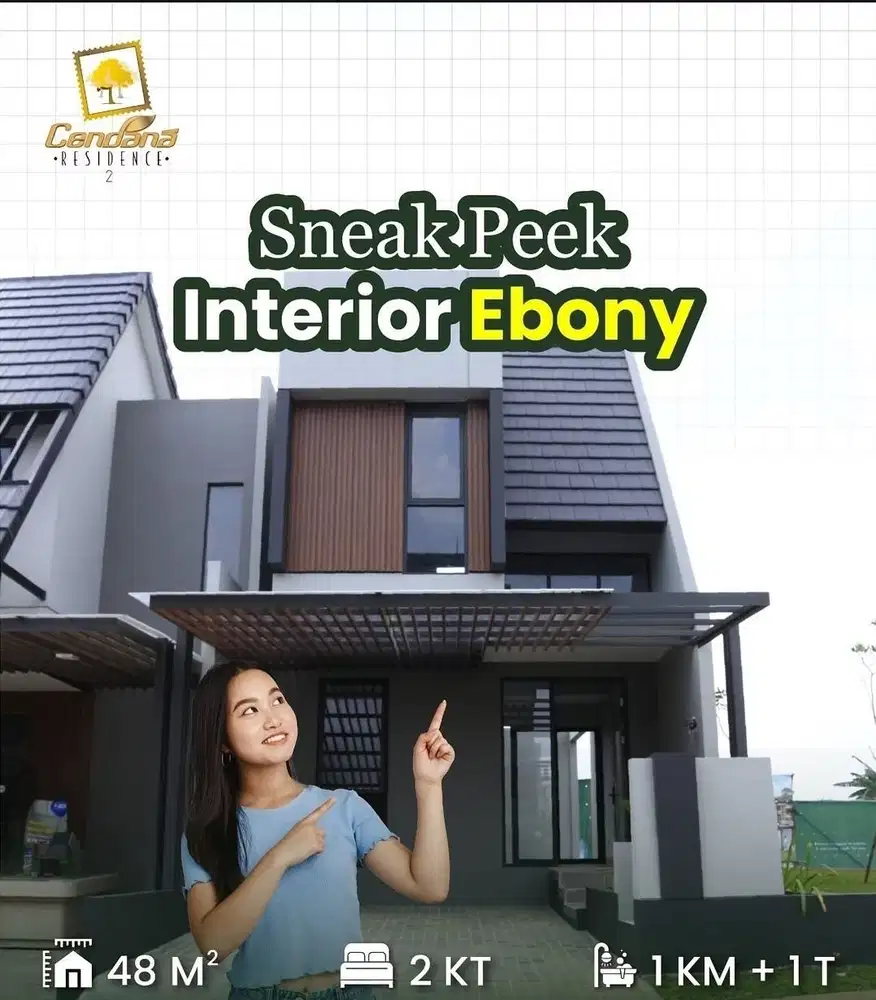 Free DP Langsung Akad at Cendana Residence Serpong Dekat Toll Stasiun