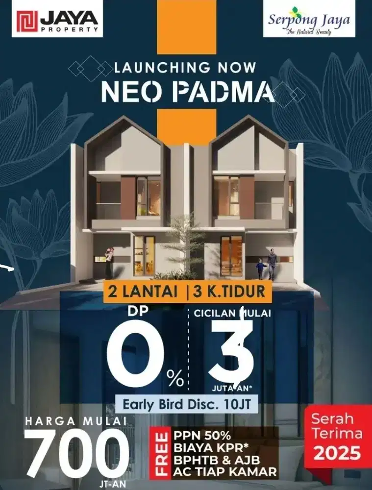 Serpong Jaya New Cluster by Jaya Real Property Dekat Mall Paradise