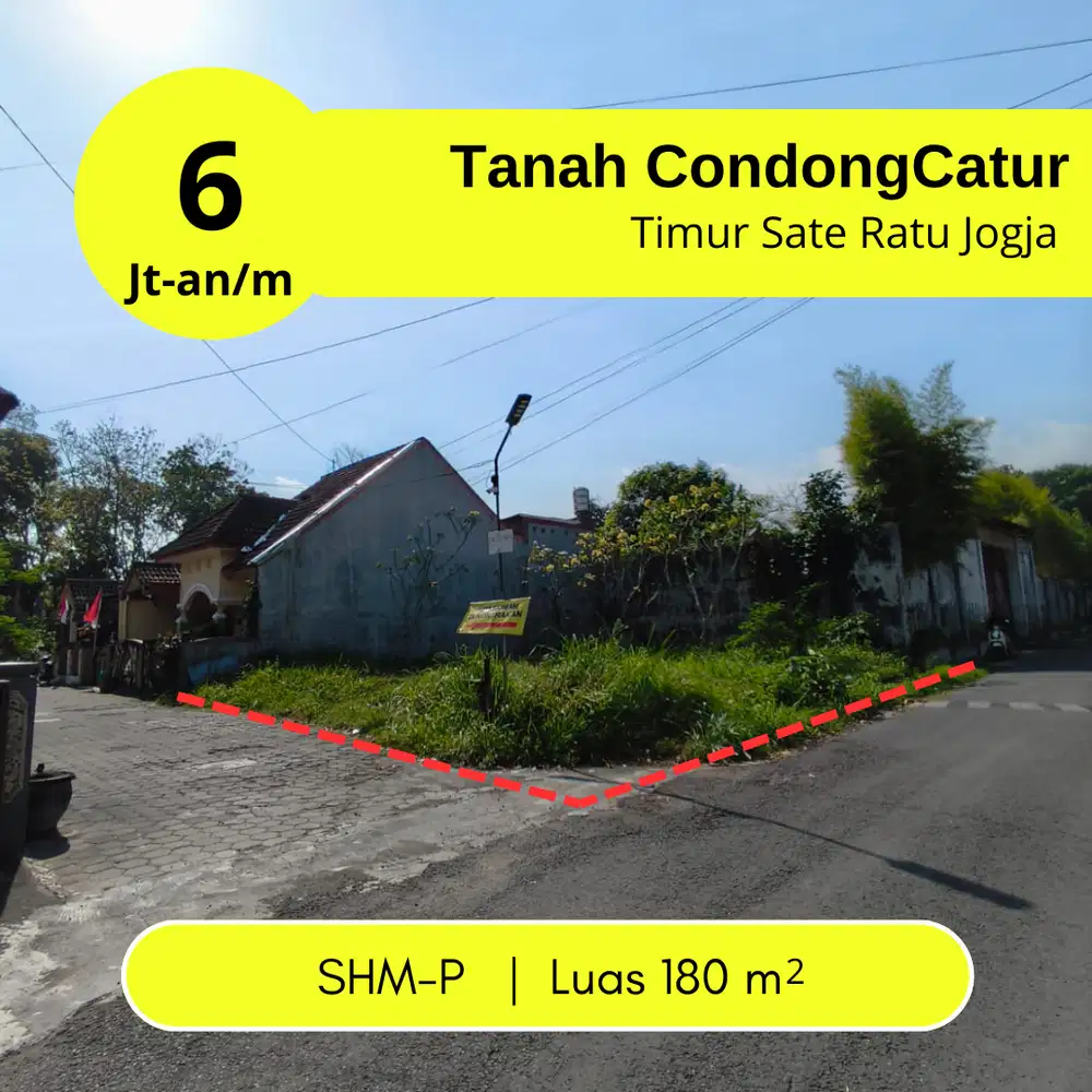 TANAH MURAH JOGJA, Condongcatur Dekat Kampus UII, UPN, AMIKOM, MERCUBUANA, UNY