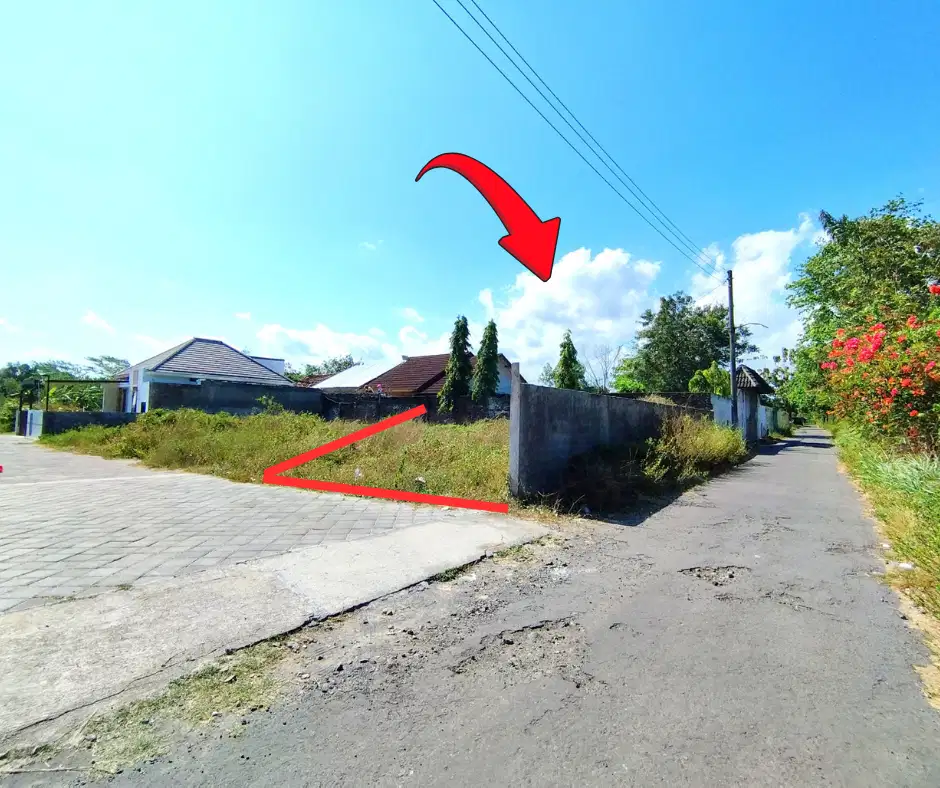 Tanah Dijual sleman,Timur Jalan Tejem lokasi Perumahan HOOK : SHM-P READY