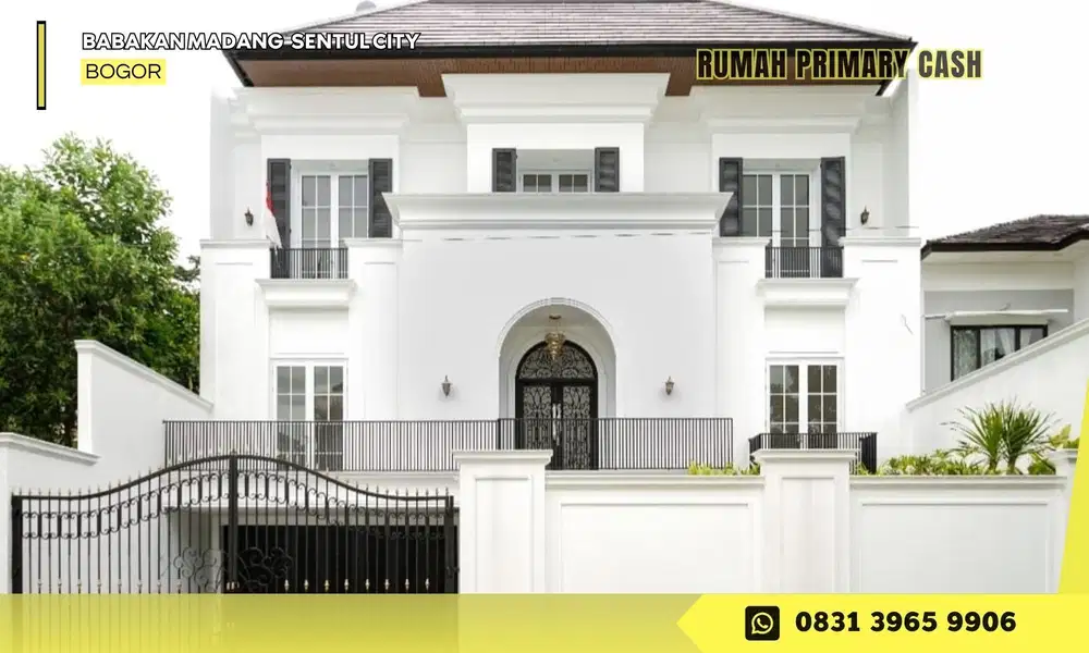 Rumah Mewah Classic 3Lantai Strategis di Cluster Ekslusif Sentul City