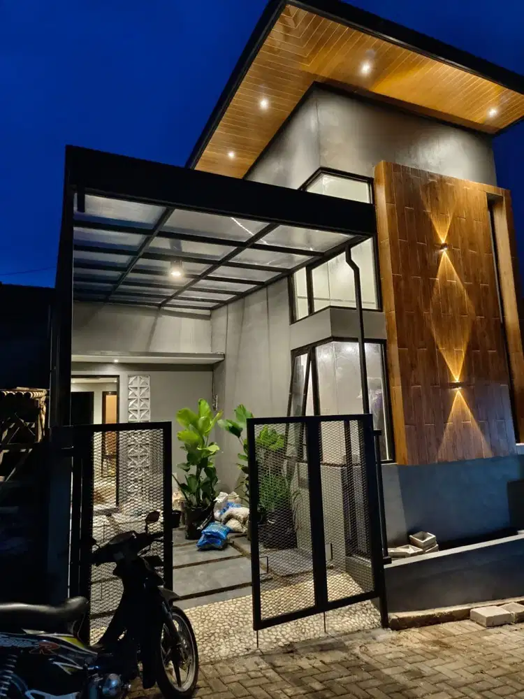 Rumah Modern Mimimalis Estetik di Sukun Kota Malang