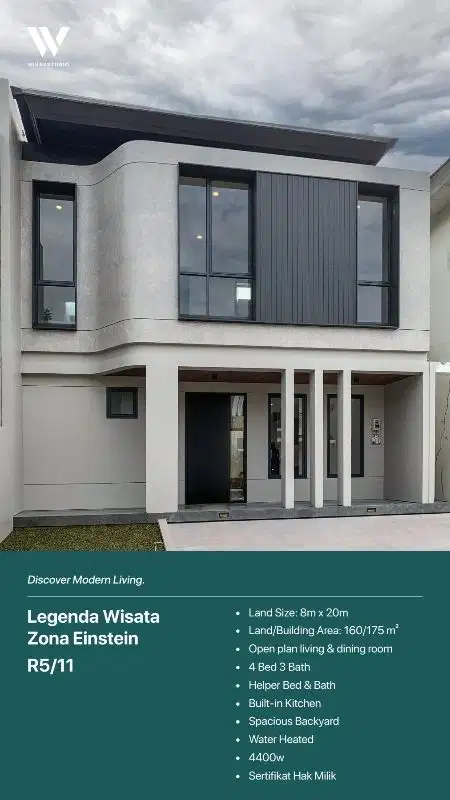 Rumah Mewah di Legenda Wisata Cibubur