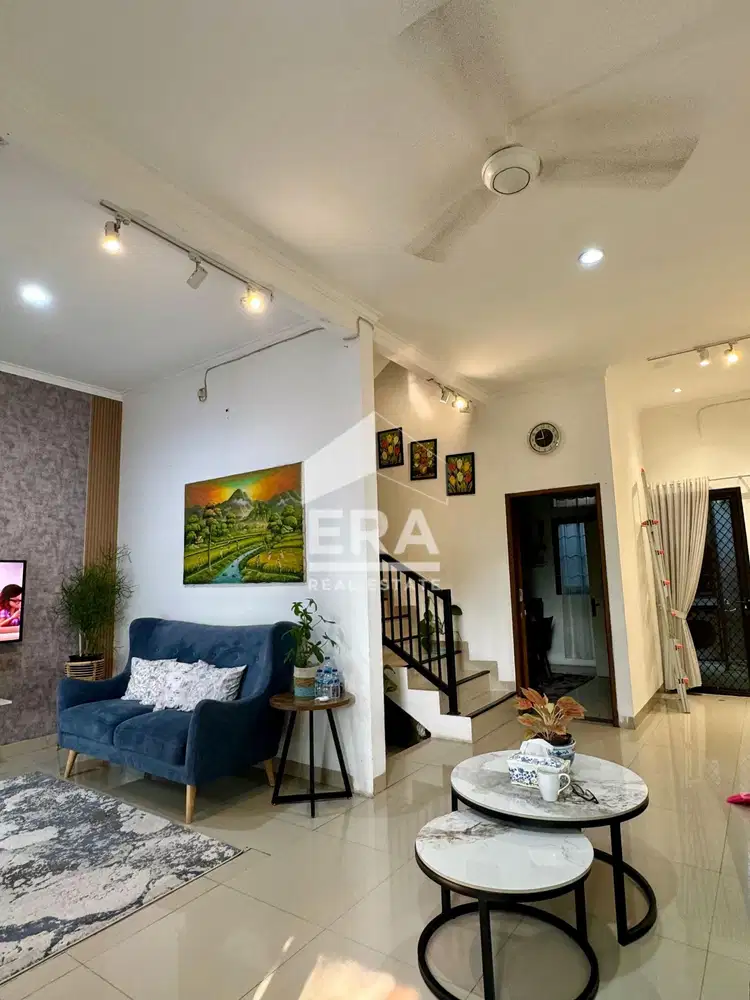 Rumah Cantik Full Furnished 2 Lantai Hunian 68 Cipadu Taman Asri