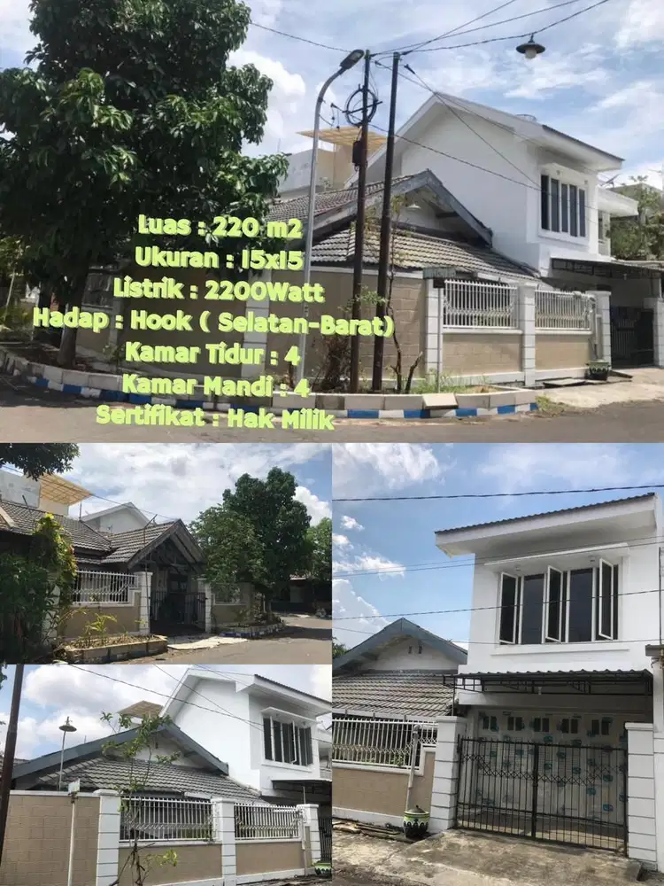Dijual cepat rumah hook, strategis, di baruk utara