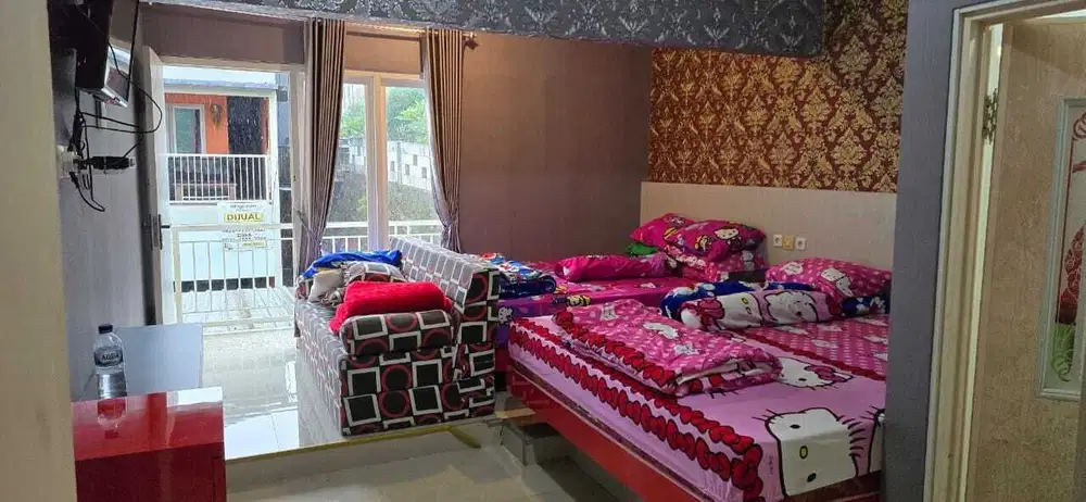 Rumah Villa dijual cepat 1 menit dari BNS full furniture