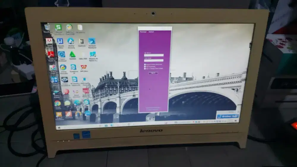 Dijual komputer build in pc lenovo