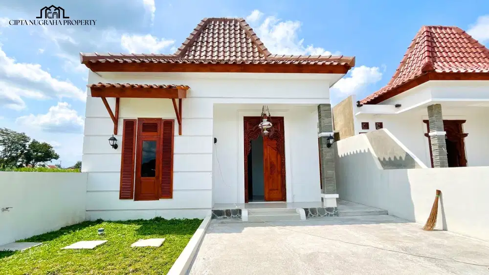 Rumah Baru Konsep Joglo Modern Dekat Exit Tol Prambanan