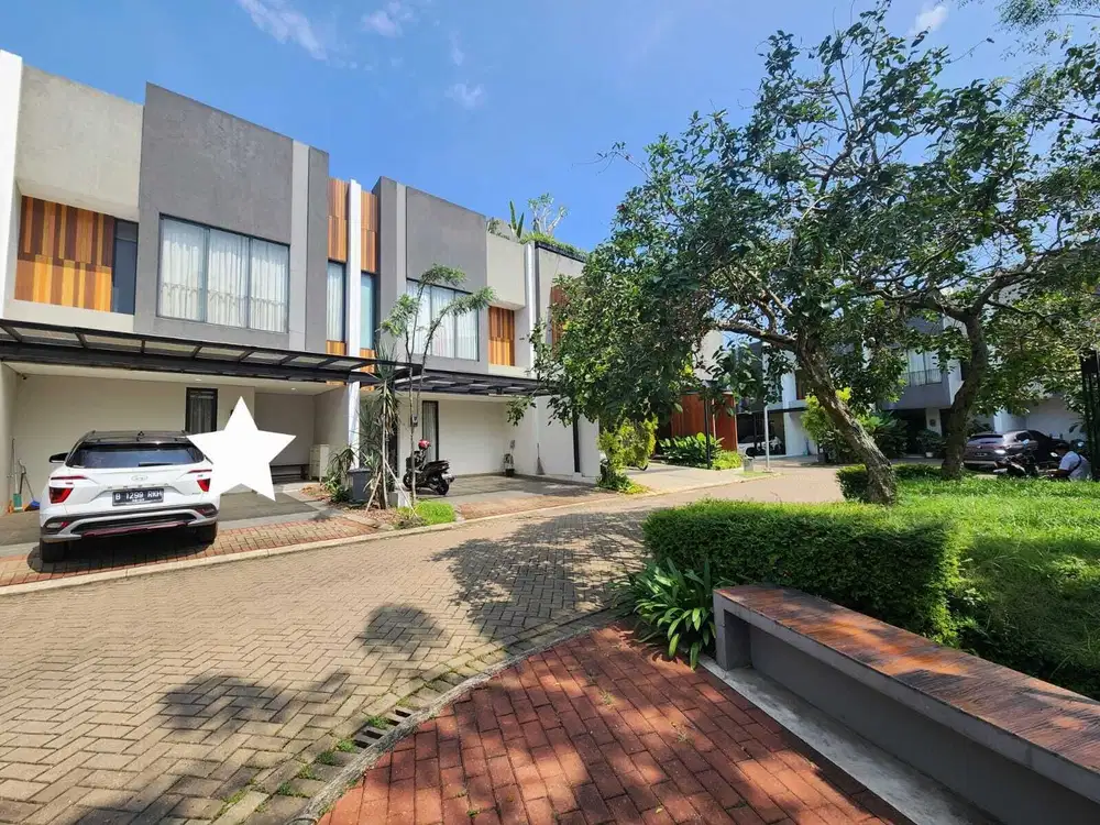 Rumah di Bintaro Jaya cluster U Ville Sawah Baru Ciputat Tangerang Selatan
