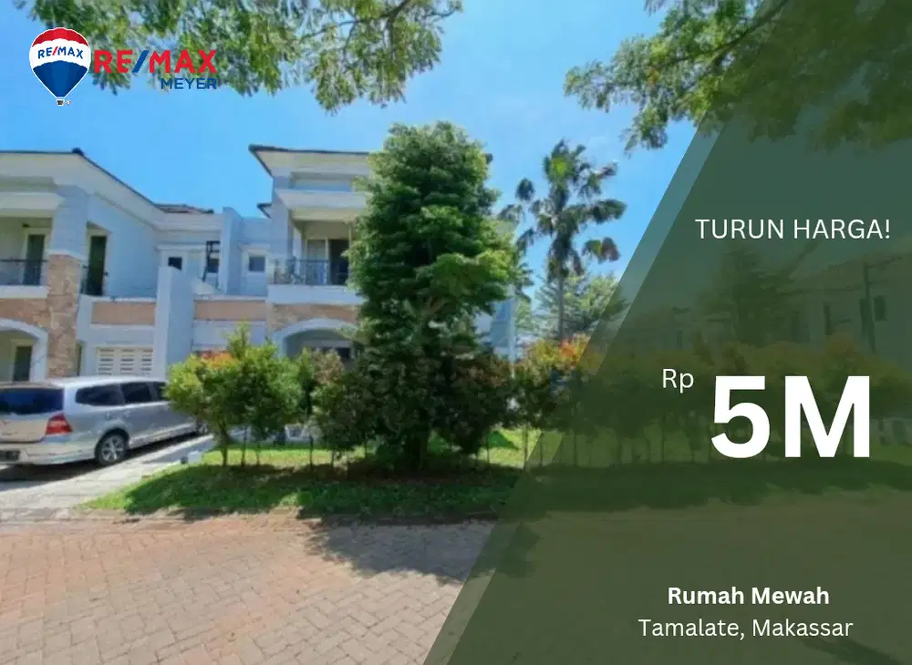 Dijual Rumah Mewah Semi Furnished di Daerah Tamalate, Makassar