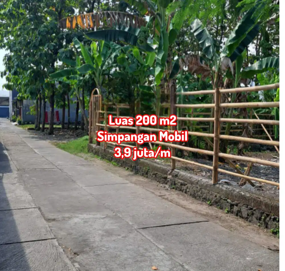 TANAH PEKARANGAN SIMPANGAN MOBIL PURBAYAN BAKI SUKOHARJO GENTAN SOLO