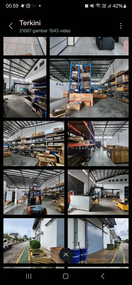Disewakan Gudang Tersedia Racking