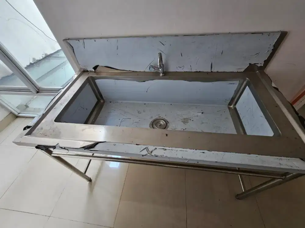 WASHTAFEL STAINLESS SINK TABLE