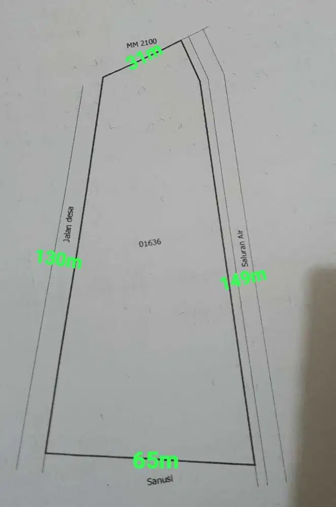 Di Jual Tanah  kawasan MM 2100 Cikaran Bekasi Jawa Barat