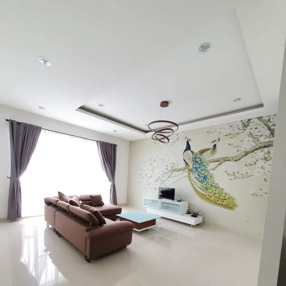 Rumah bagus jalan mangga 4 lantai furnish , lokasi strategis