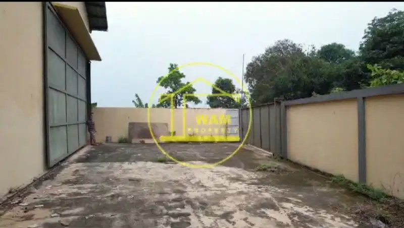 jual gudang legok akses container 40 feet