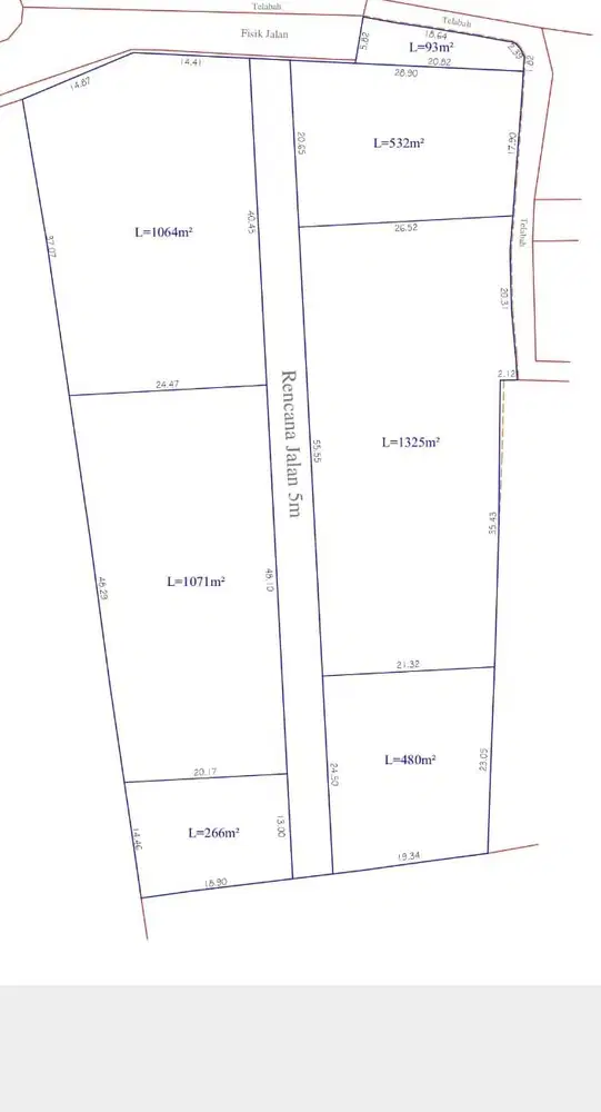 YT-Tanah lokasi premium are Seminyak Kuta depan persis hotel bintang 4