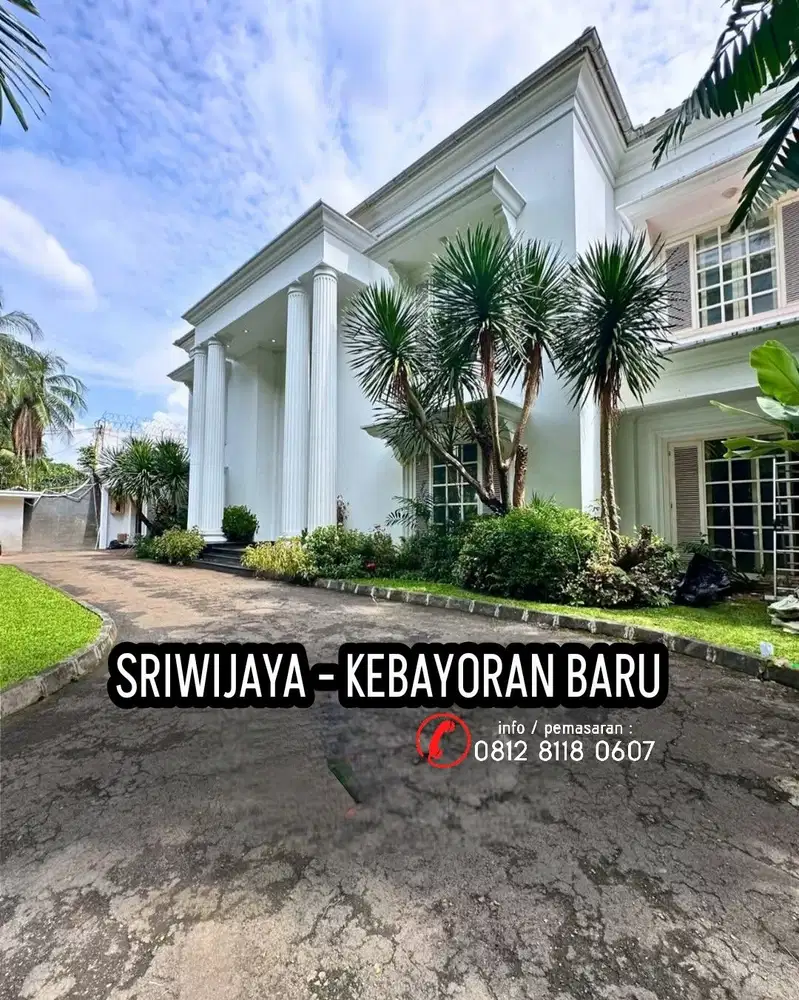 Dijual Rumah di Sriwijaya Kebayoran Baru , area Senopati dekat R1 1