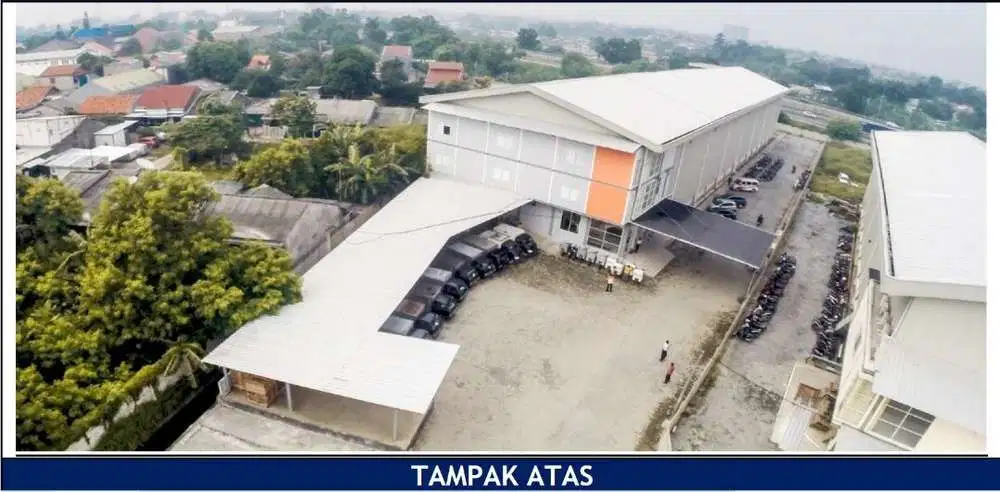 Gudang + Kantor Bagus dan Rapi di Bekasi Barat