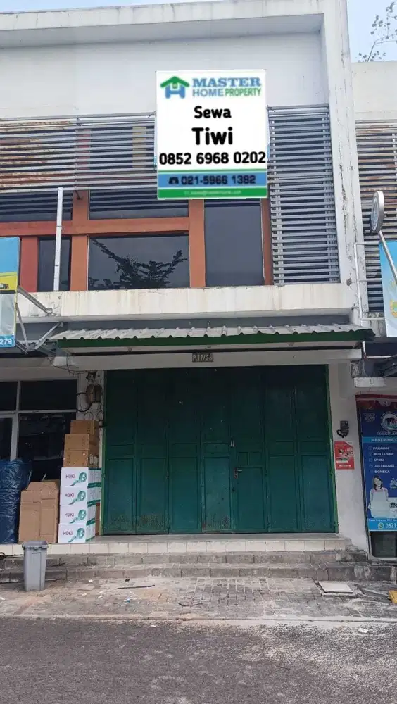 Di sewakan ruko siap pakai lokasi strategis citra raya tangeran