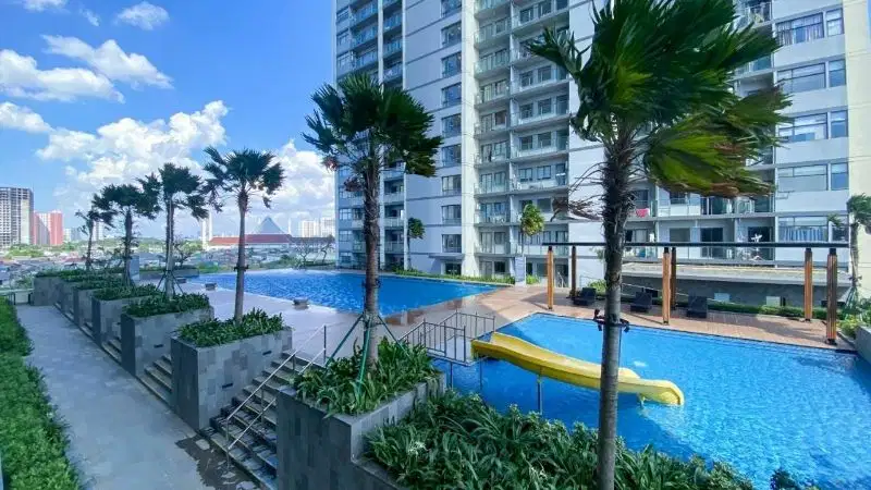 JUAL CEPAT 2BR FURNISHED DI APARTEMEN DAAN MOGOT CITY JAKARTA BARAT