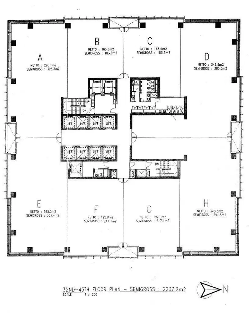 Disewakan Ruang Office Area SCBD Equity Tower ada smoking room