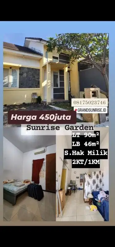 rumah menganti grand sunrise menganti sunrise gardenmurah