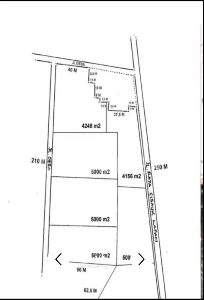 DIJUAL TANAH DI JL. RAYA SERPONG CISAUK  TANGERANG BANTEN