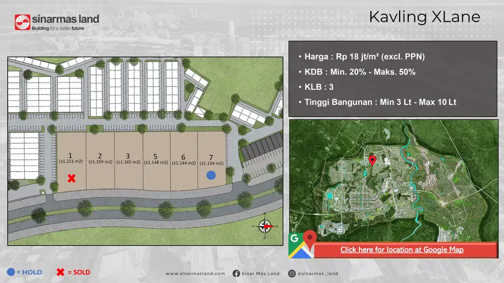 Kavling Komersial Strategis Xlane BSD City – Investasi Premium