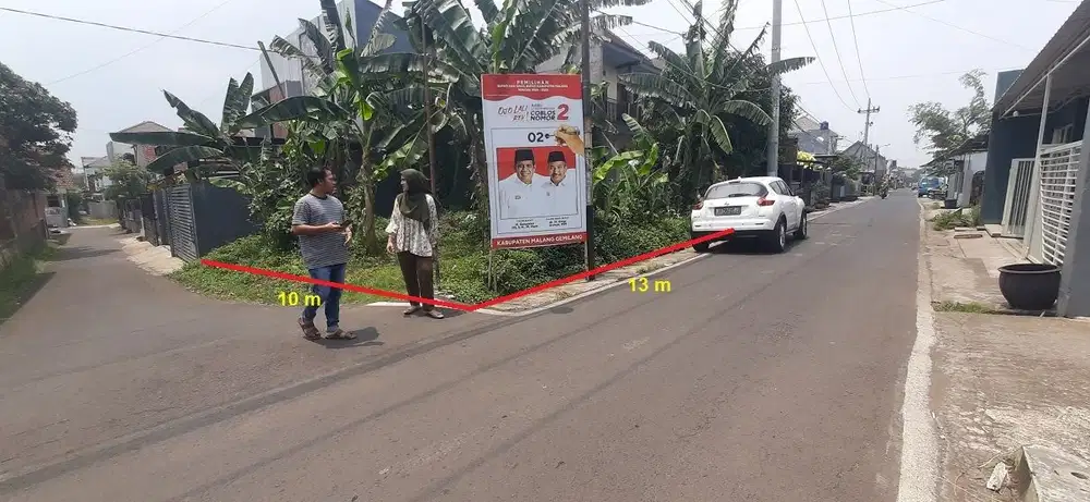 Tanah Poros Genitri Tirtomoyo Pakis Posisi Hook Dijual cepat B.U Poll