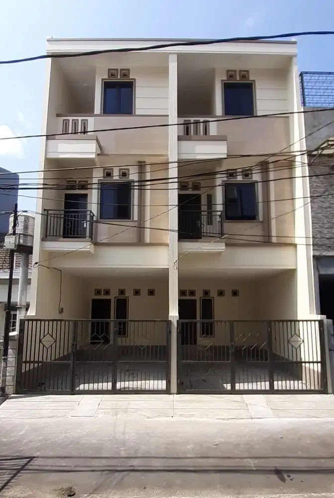 V007 RUMAH BARU 4x13 TANJUNG DUREN 10 MENIT MALL TAMAN ANGGREK