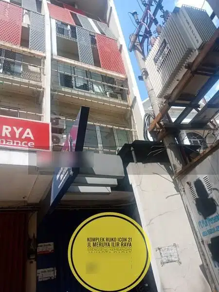 Jual Cepat Ruko Icon 21 Kebon Jeruk Jalan Meruya Ilir Raya lt92m2