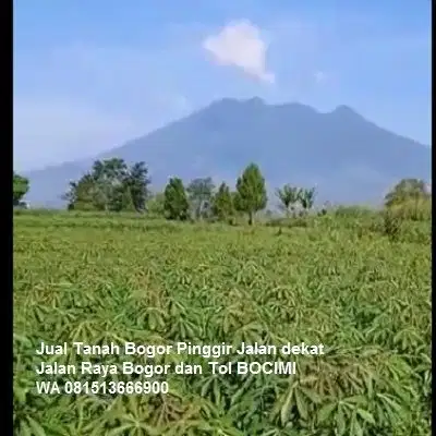 Jual Tanah Bogor Caringin Pinggir Jalan dekat Jalan Raya Bogor dn Tol