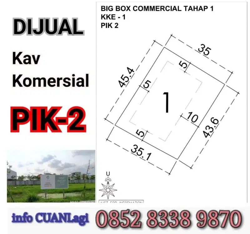 Kavling Komersial PIK 2
