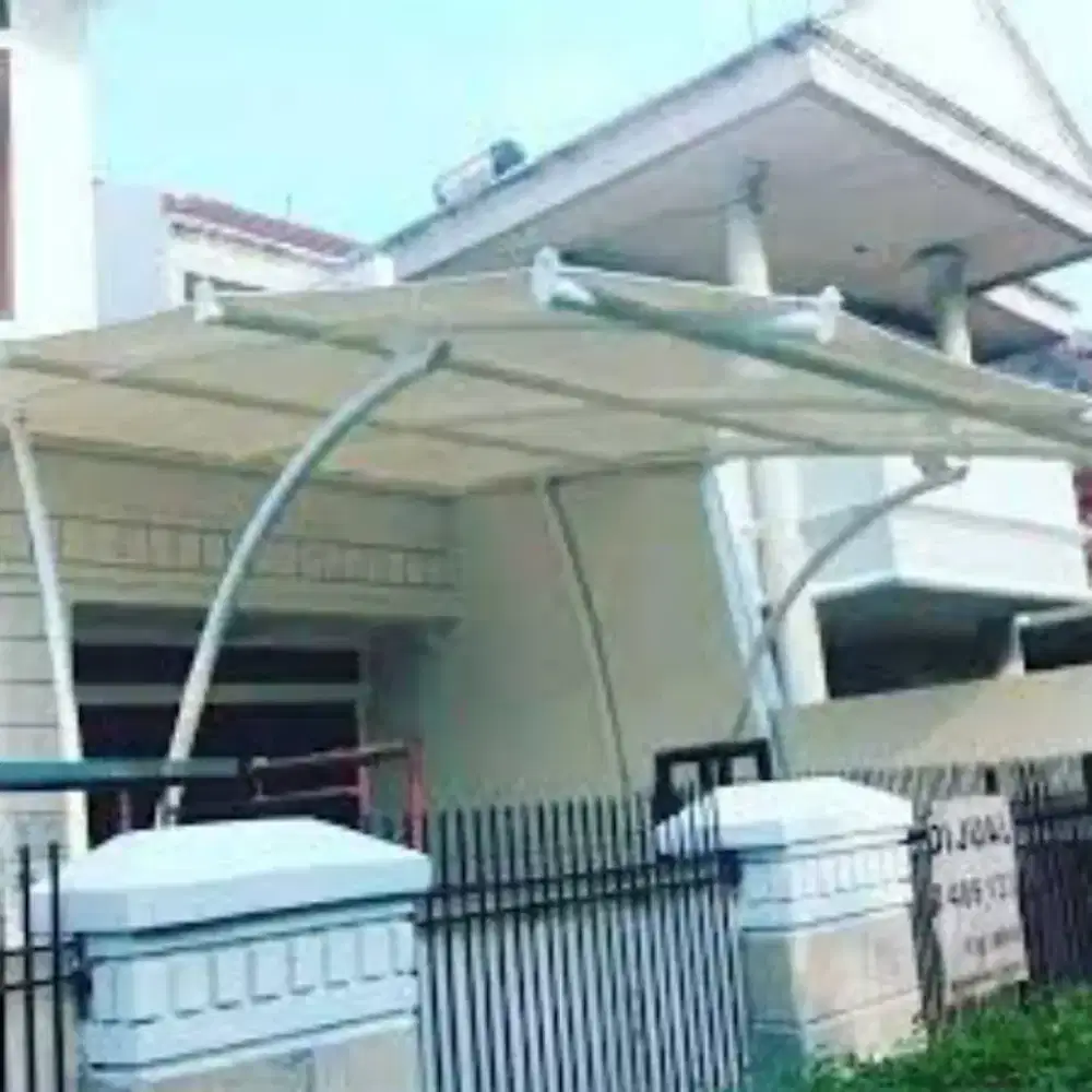 JENIS UKURAN KANOPI MEMBRANE || PASANG PONDASI CANOPY MEMBRAN BAJA