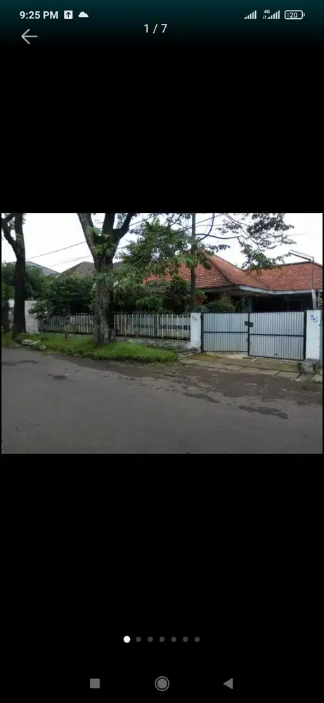 DIJUAL RUMAH DI BANDUNG SAYAP GATOT SUBROTO TANAH LUAS