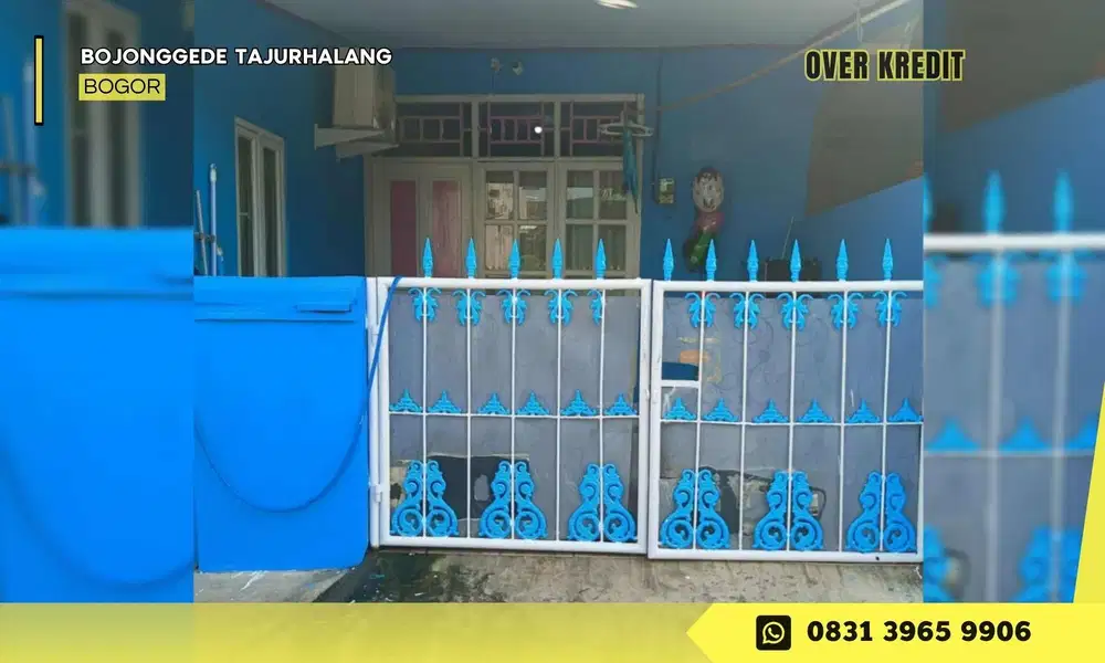 Rumah Over Kredit 49JT dkt Stasiun di Perum Pura Bojonggede Bogor