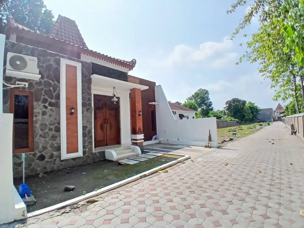 DP RINGAN  RUMAH JOGLO CASH TEMPO TANPA BUNGA DI PRAMBANAN