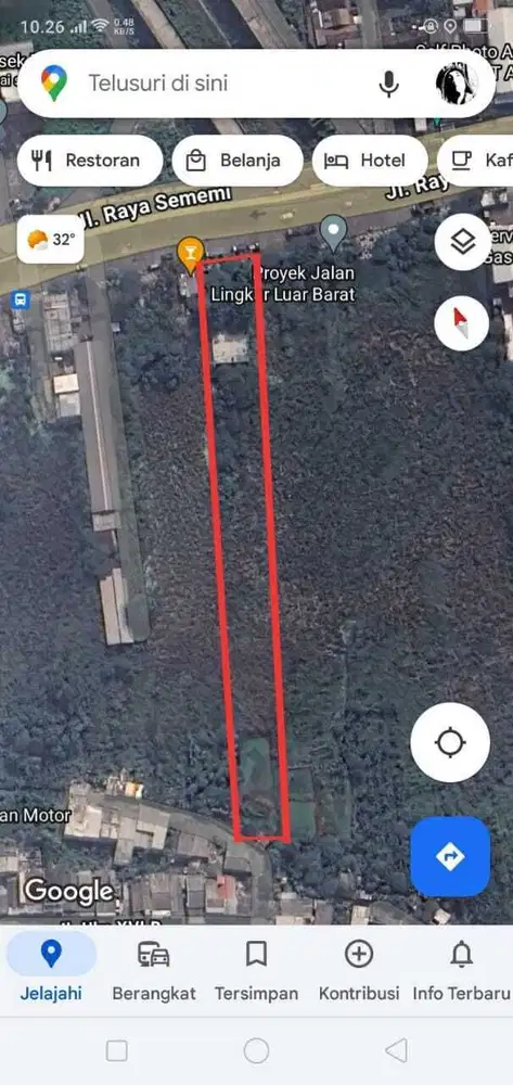 Jual Tanah Raya Sememi