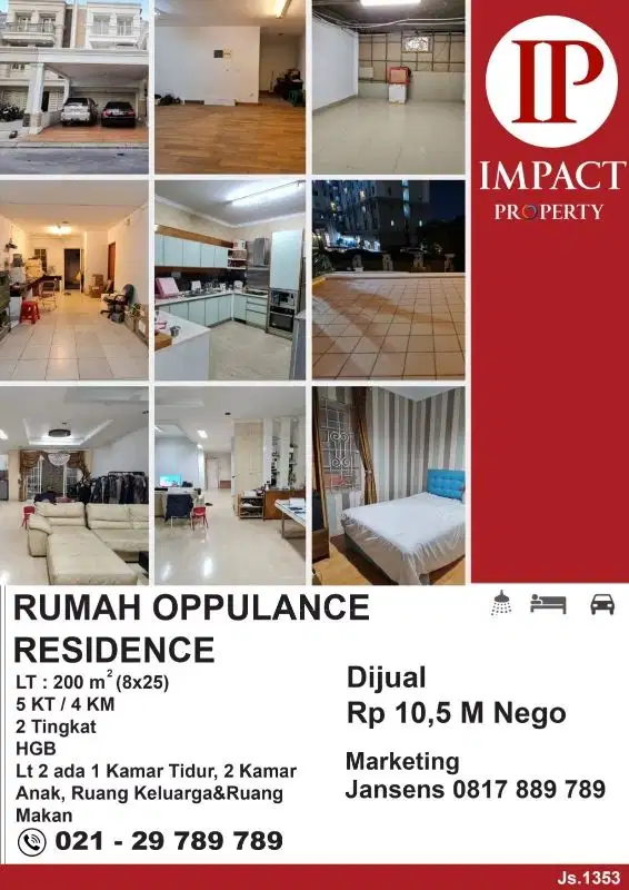RUMAH OPPULANCE RESIDENCE (Js.1353)