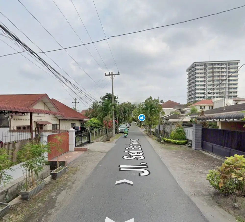 Rumah di kawasan Medan Baru, Pringgan.