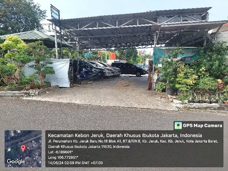 Tanah MURAH Jl Raya Arjuna Selatan Lt482m2 Kebun Jeruk Baru JakBar